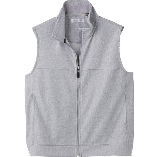 ワッフルフルジップベスト グレー Ｍ/L/LL