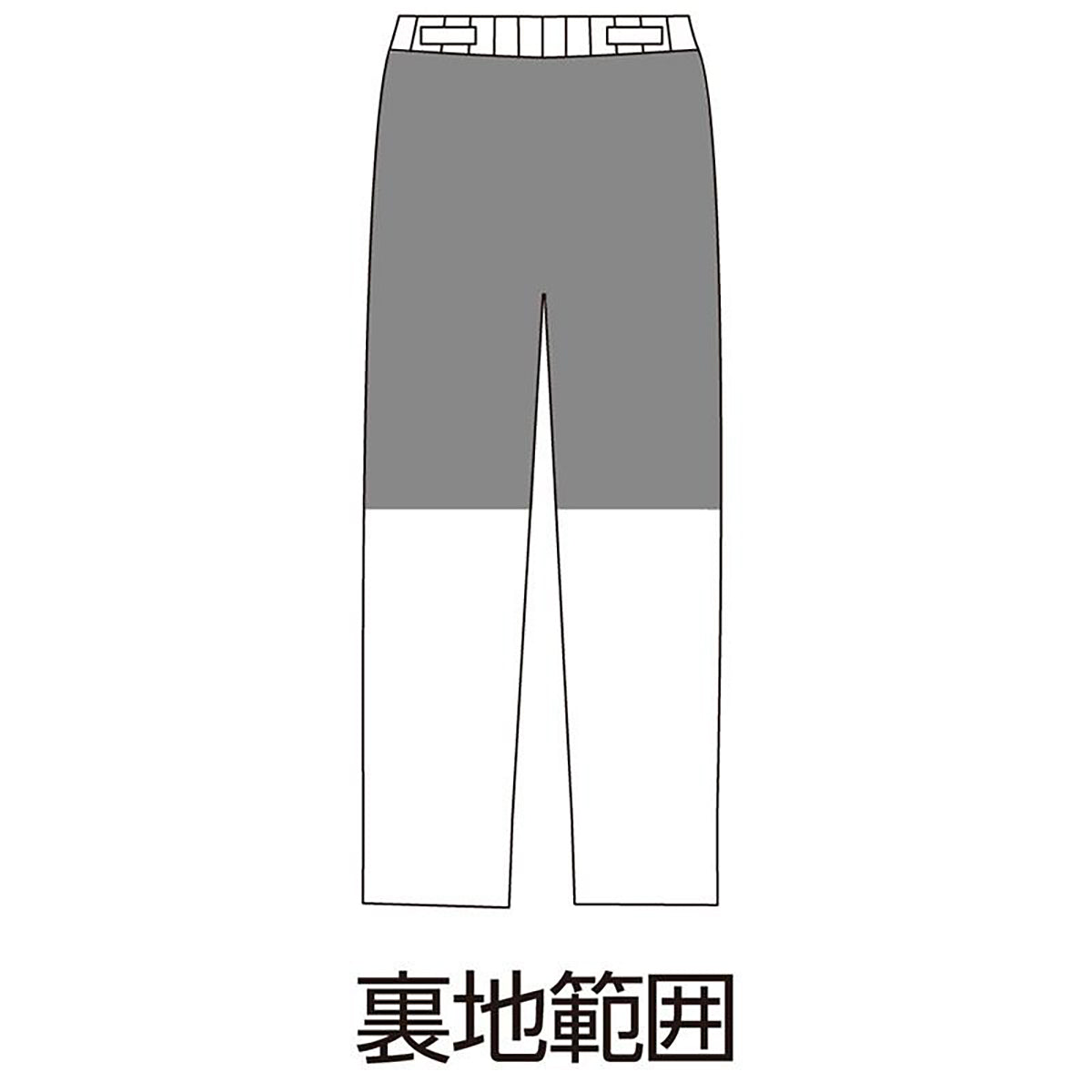 裏起毛おしりスルッとのびのびパンツ ブラック Ｍ/L/LL/3L