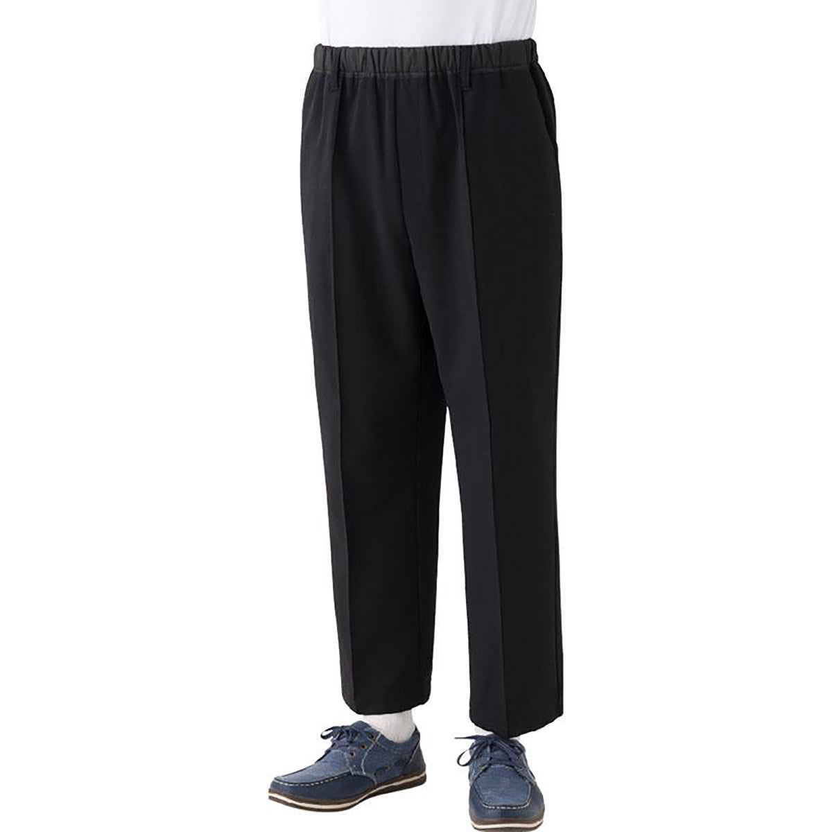 裏起毛おしりスルッとのびのびパンツ ブラック Ｍ/L/LL/3L