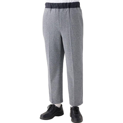 おしりスルッとニットパンツ ライトグレー Ｍ/L/LL