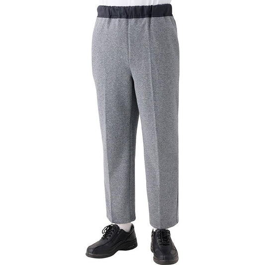 おしりスルッとニットパンツ ライトグレー Ｍ/L/LL