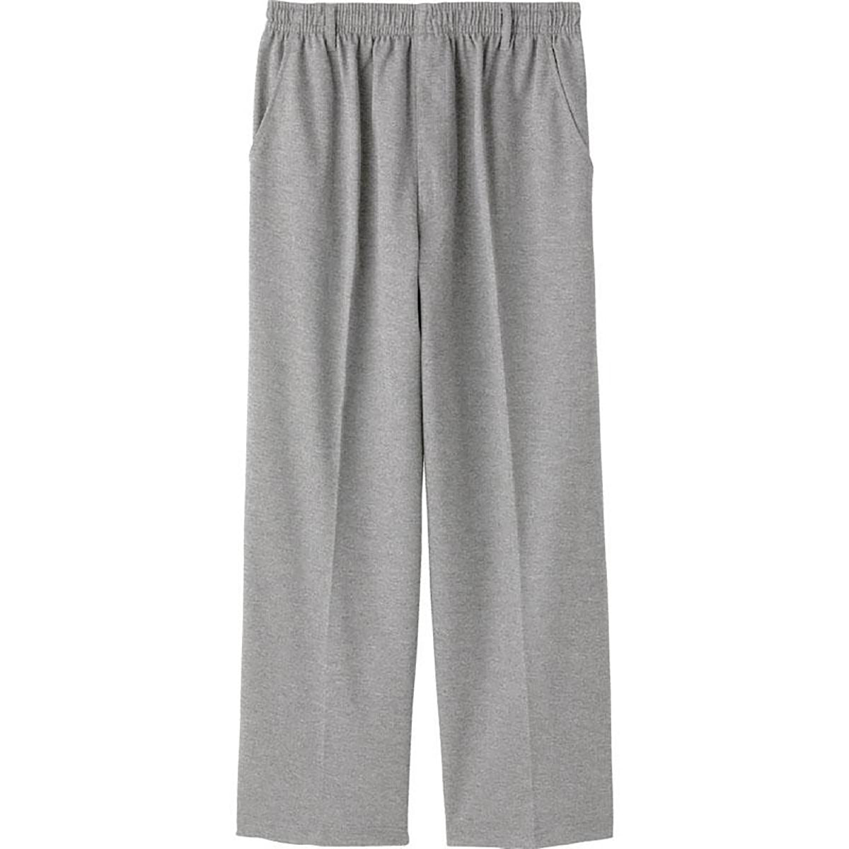 天竺ストレートパンツ グレー Ｍ/L/LL/3L