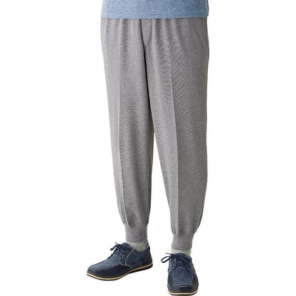 サマーニットリブパンツ チャコール Ｍ/L/LL