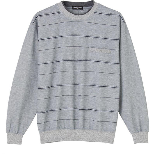 丸首トレーナー グレー Ｍ/L