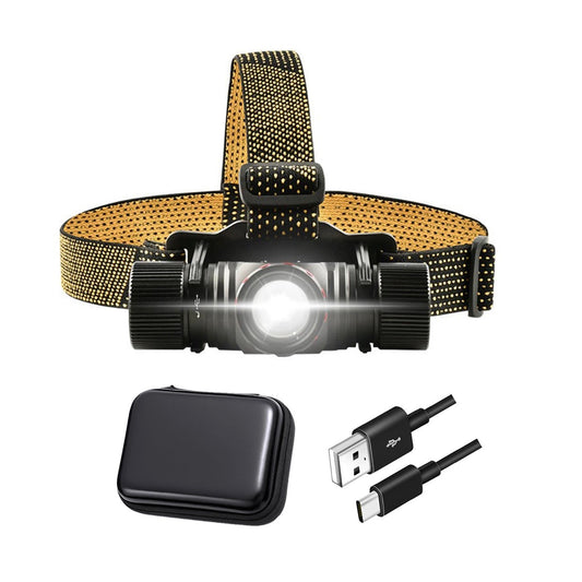 【ヘッドライトの決定版】ヘッドライト LED 充電式 超高輝度 IPX6 プロユース 防水 USB 充電式 1,400ルーメン 超広角 ワイド ズーム キャンプ 登山 釣り ハイキング 神奈川県発ブランド Cercano (セルカノ)