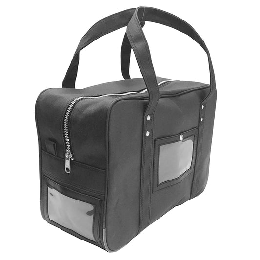 三実通商 MJ錠帆布メール用鞄  MJ錠付 紙幣約10束収納可 セキュリティ 書類入れ B4 帆布 黒