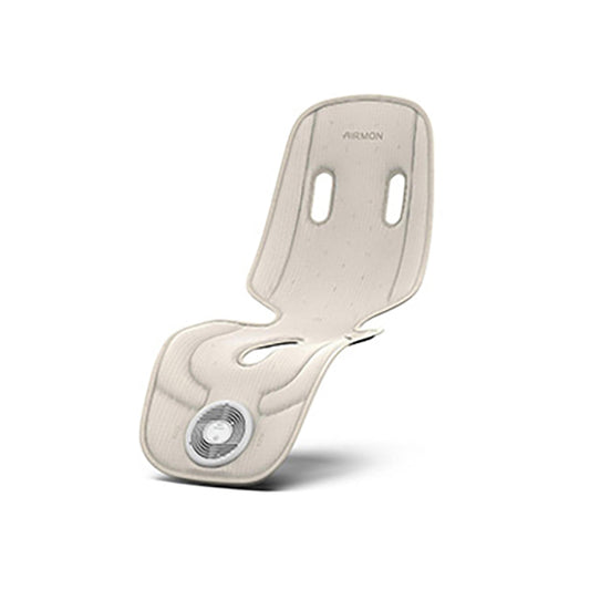 CREAMHAUS エアモン2 プレミアム ショートタイプ 送風 クーリングシート テンセル ベビーカー用 静音 夏対策 ベージュ