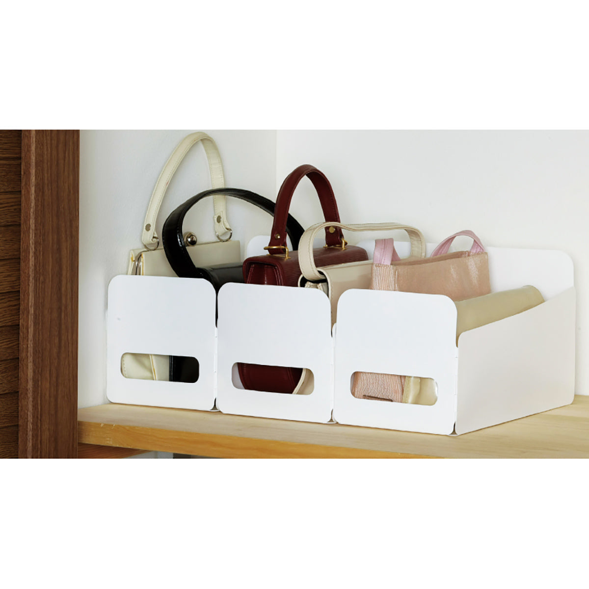 組み立て簡単収納BOX　3個組