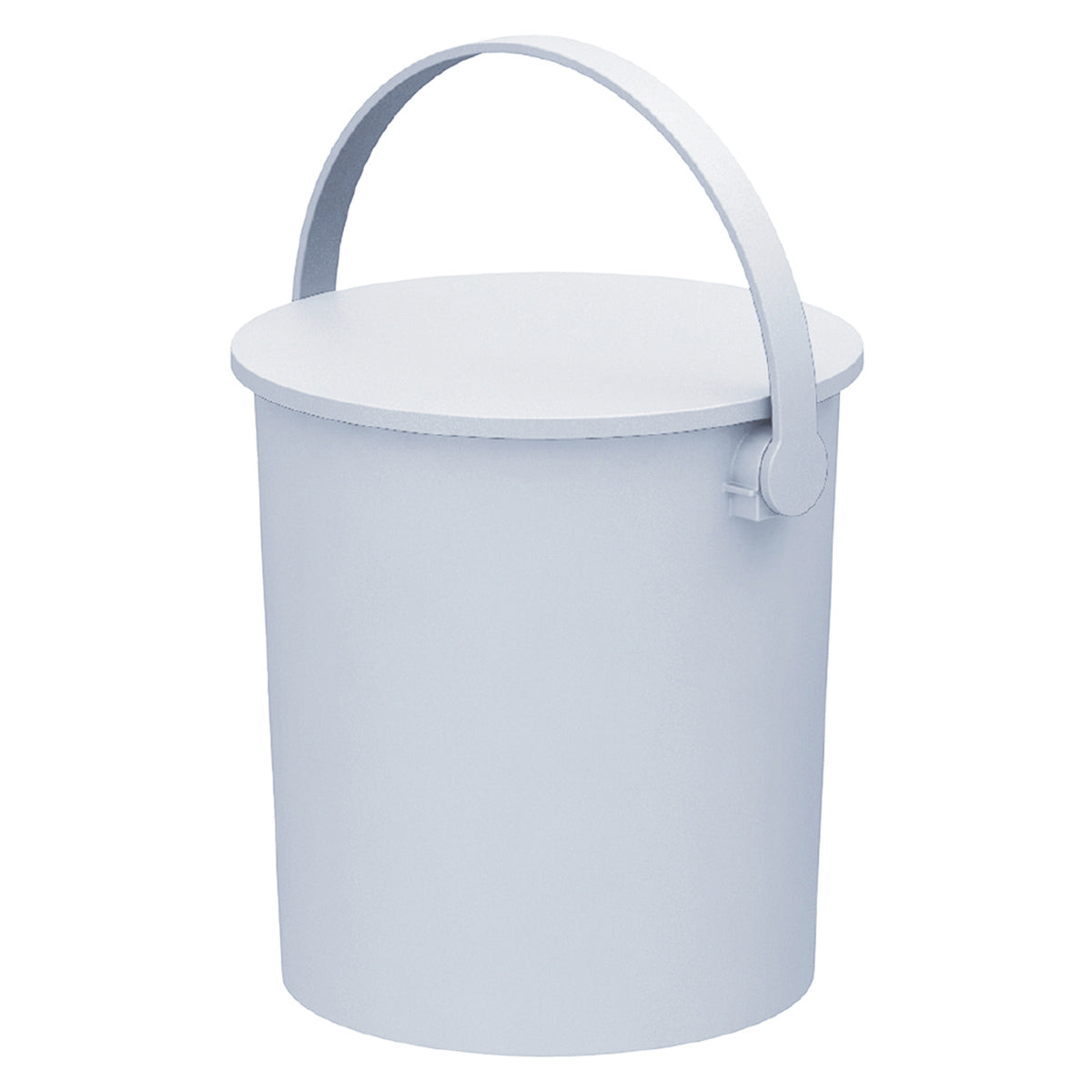 座れる収納バケツ フェルマー 15L ライトグレー