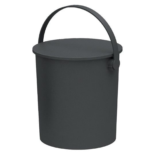 座れる収納バケツ フェルマー 20L ブラック