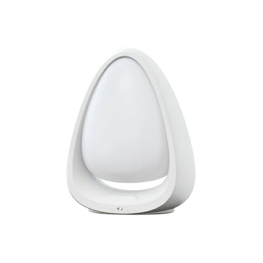 wasser LED充電式テーブルランプ 3段階調光＆RGB グラデーション 北欧デザイン ナイトライト S ホワイト