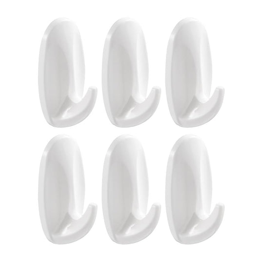 monowa 貼るだけ設置 両面テープフック 3サイズ展開［強力・のり残りなし・工具不要］（S）6個入り