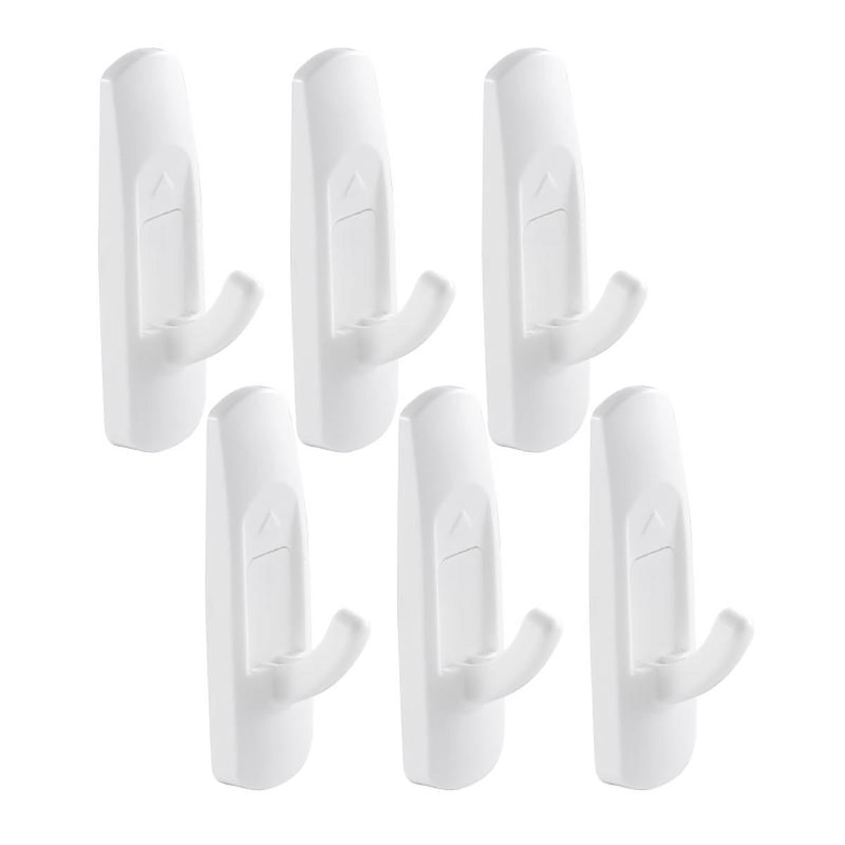 monowa 貼るだけ設置 両面テープフック 3サイズ展開［強力・のり残りなし・工具不要］（M）6個入り