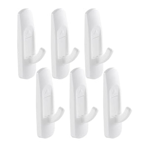 monowa 貼るだけ設置 両面テープフック 3サイズ展開［強力・のり残りなし・工具不要］（M）6個入り