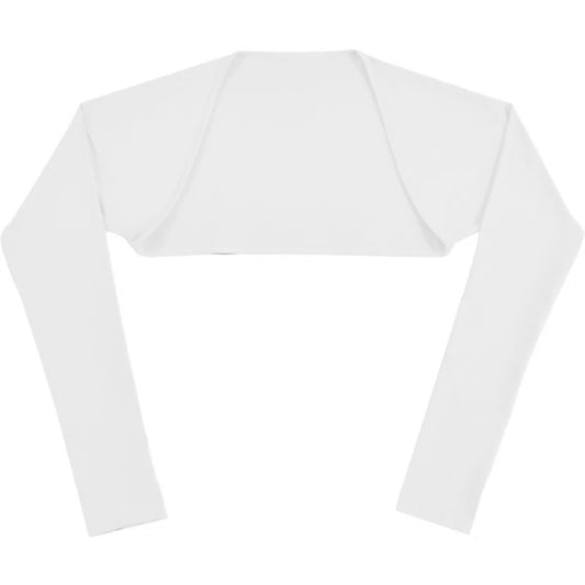 solshade801 UV ロングアームカバー ホワイト L 【UVカット ボレロ アームカバー】ズリ落ちない フィンガーホール付き 紫外線対策 日焼け防止 スポーツ・アウトドア・ゴルフ・テニス・水着用 プチラッシュガード レディース