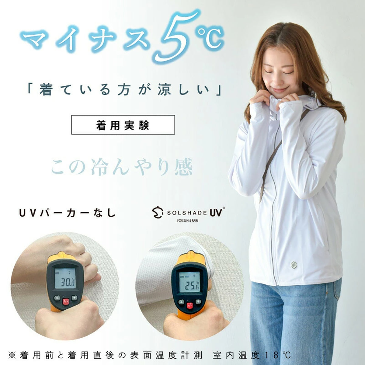 solshade802 UVパーカー M-L/2L-3L フード付き UVカット ラッシュガード 紫外線対策 日焼け防止 軽量 薄手 ネイビー