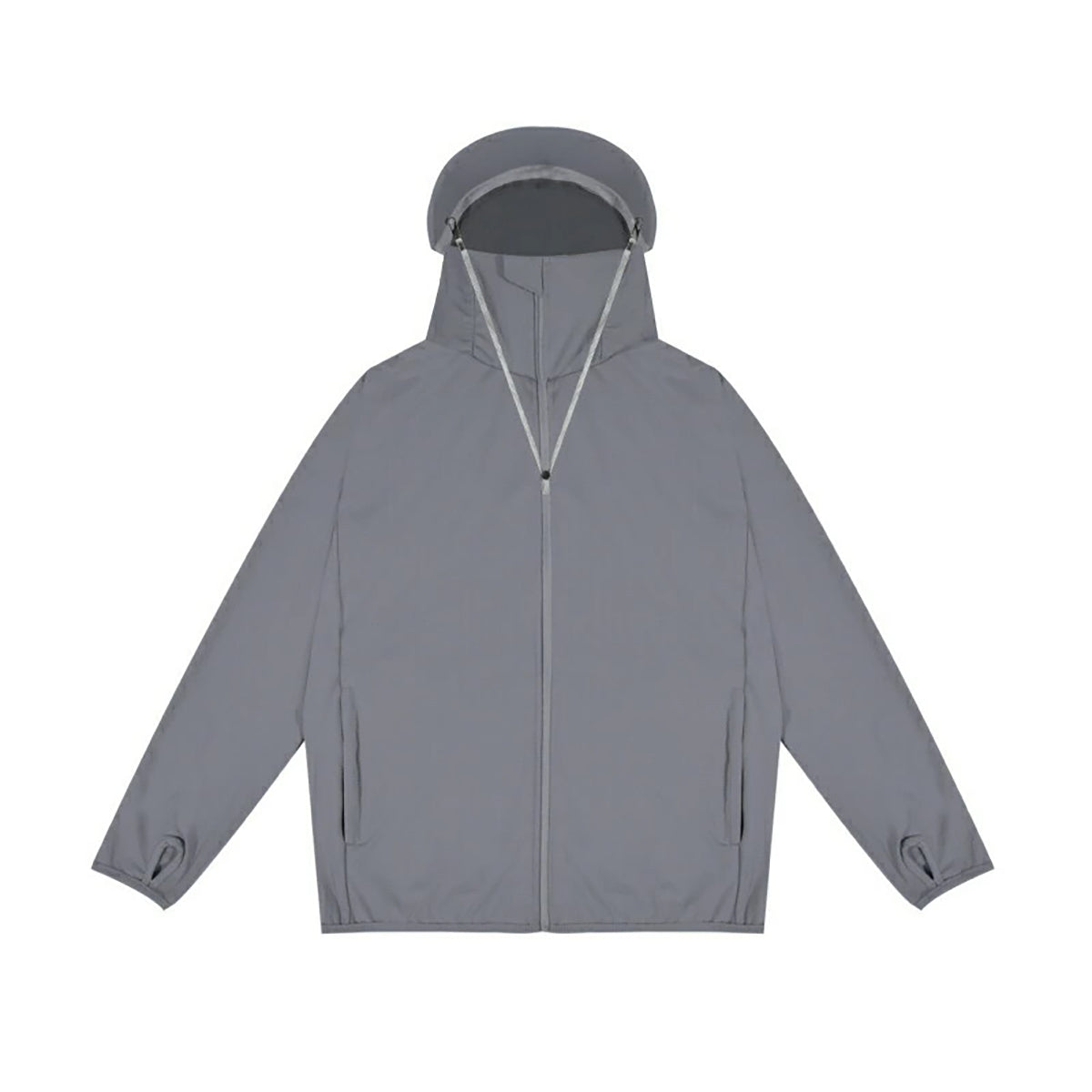 solshade802 UVパーカー M-L/L-2L/2L-3L フード付き UVカット ラッシュガード 紫外線対策 日焼け防止 軽量 薄手 ストーン