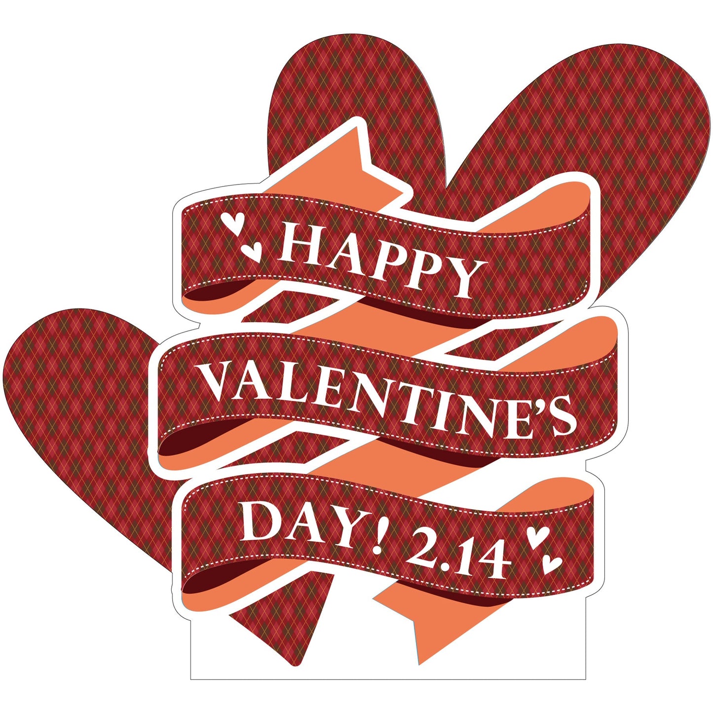 NEWスチレンボードポップ　HAPPY VALENTINE