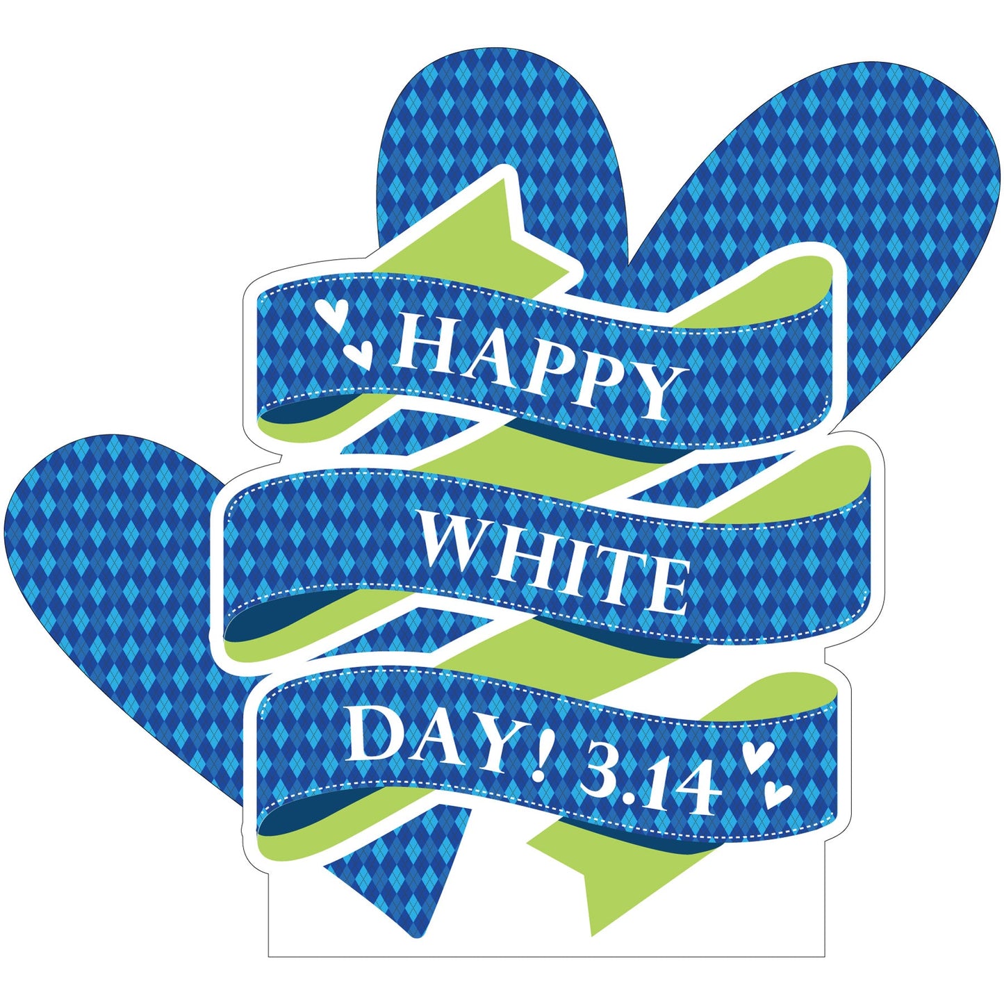 NEWスチレンボードポップ　HAPPY WHITEDAY