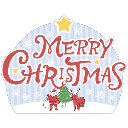 NEWスチレンボードポップ　MERRY CHRISTMAS