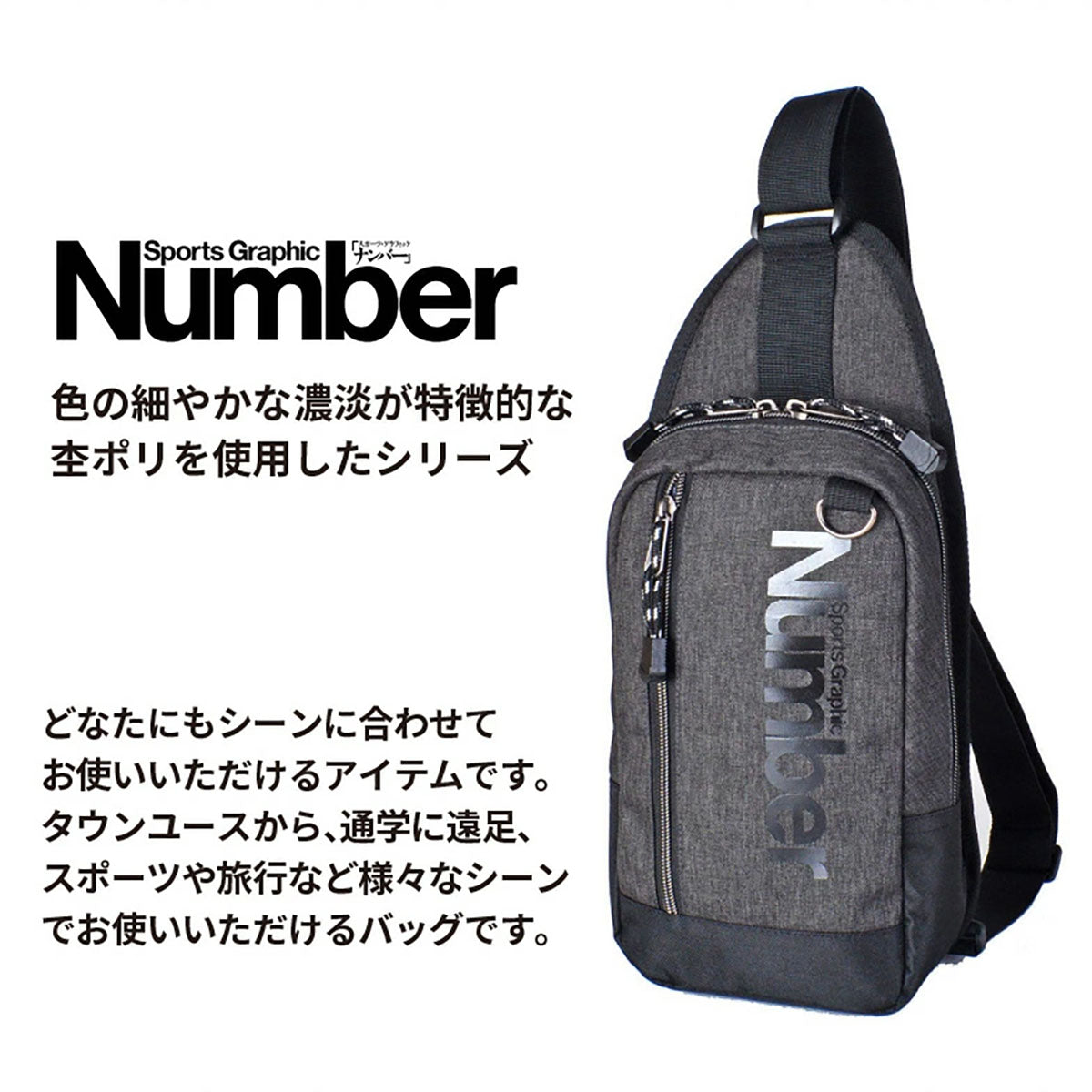 Number ミニボディバッグ 61003 ブラック