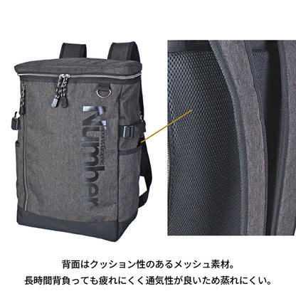 Number スクエアリュック 26L 61006 ブラック