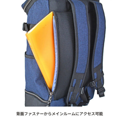 Number 2段スクエアリュック 33L 61007 ブラック