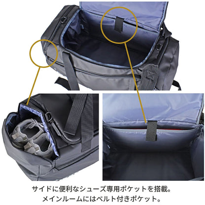 Number ボストンバッグ 48L 61012 ブラック/シルバー