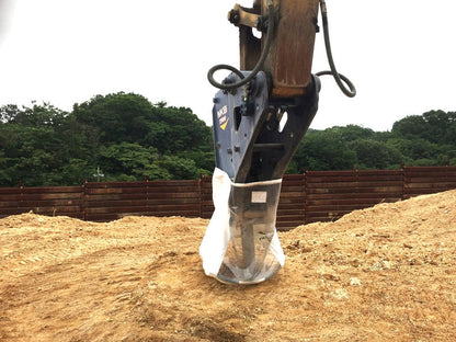 飛散防止ブレーカーカバー 幕体・取付用磁石・ワイヤ付き 500×500×650mm