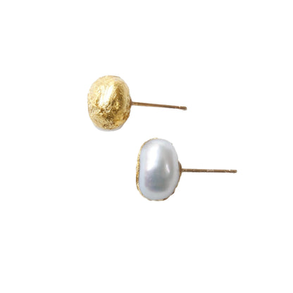 nicodesign 金箔パールピアス