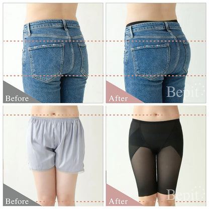Bepit060/サラフィット ガードル 骨盤矯正 骨盤補正 骨盤ガードル フィットガードル 補正下着 ヒップアップ 下腹引き締め ぽっこりお腹 産後ガードル 産後ケア マタずれ防止 クロッチ付き 1枚履き 薄手ガードル 通気性 大きいサイズ 着圧 インナー レディースガードル ベージュ S-M/M-L/L-LL/LL-3L