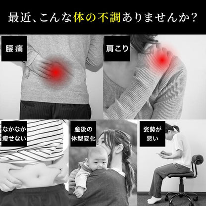 pwdr008 骨盤サポーター 8滑車固定 腰ベルト 通気メッシュ ダブル調整 S/M/L/XL