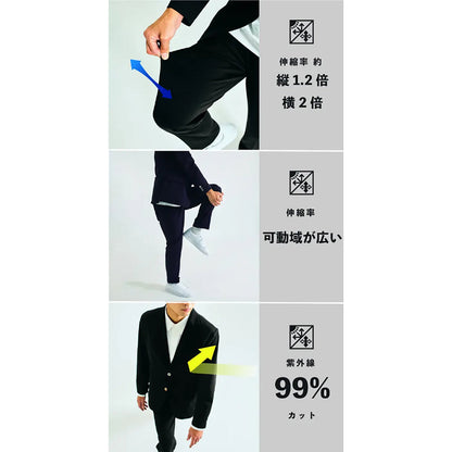 ALLESTサステナブル冬ベルベットタッチスーツ ブラック XS/S/M/L/XL/XXL スーツ メンズスーツ ラグジュアリースーツ 高級感 ベルベットタッチ 超微起毛 上品 フォーマル ビジネススーツ ストレッチスーツ 快適 スウェット感覚 伸縮性 シワになりにくい 形状回復 吸湿速乾 サステナブル エコ素材 植物由来 とうもろこし原料 Sorona バイオベース 脱炭素 天然貝ボタン 本切羽 肉厚 冬スーツ スマートスタイル 大人コーデ