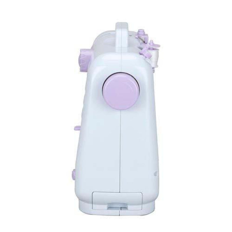 電動コンパクトミシン 初心者対応 12種類縫い 軽量1.8kg フットペダル付 AC/電池両対応 コンパクト設計