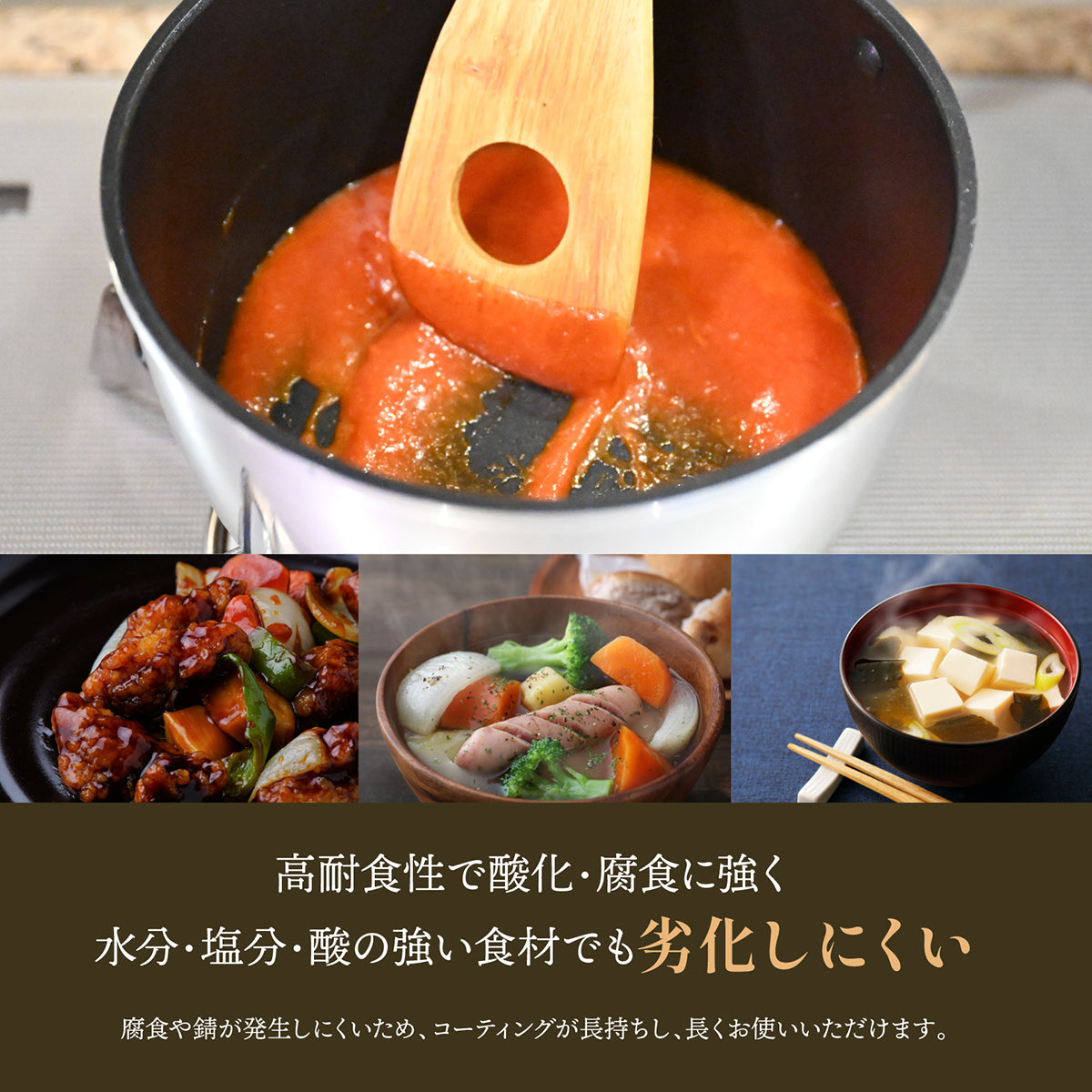 TOKYO LM 片手鍋 ガラス蓋付き 22cm チタンコート×ふっ素加工 ガス火 IH対応 ふっ素樹脂加工 PFOA PFOS フリー 耐摩耗性試験75万回クリア