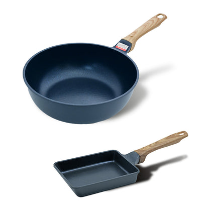 every U. 軽量強化フライパン24cm×玉子焼き ガス火専用 DAIKIN silkwea 耐摩耗性試験100万回クリア 高熱効率 PFOS フリー