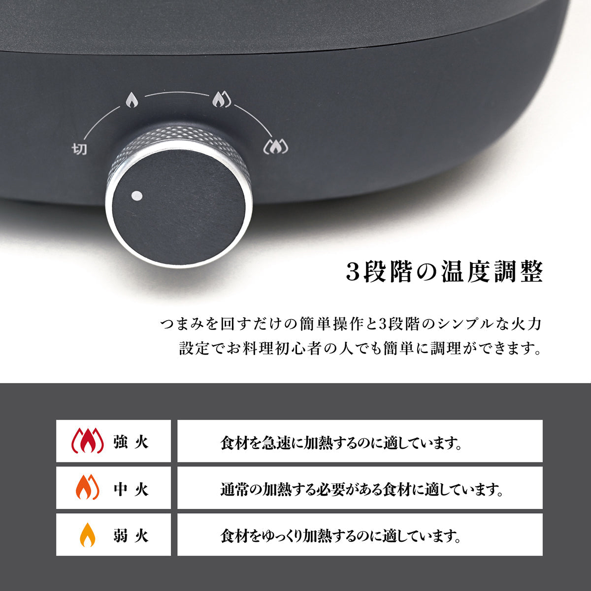 every U. 2色電気鍋 5L Enamellia Dura Coat (ガラス質セラミックコート) 温度調整3段階 2色鍋 仕切り鍋 2品同時調理 ガラス蓋付き 1人用 大人数用 鍋 火鍋 しゃぶしゃぶ 朝食 おでん すき焼き 寄せ鍋 麺類 (グレー)