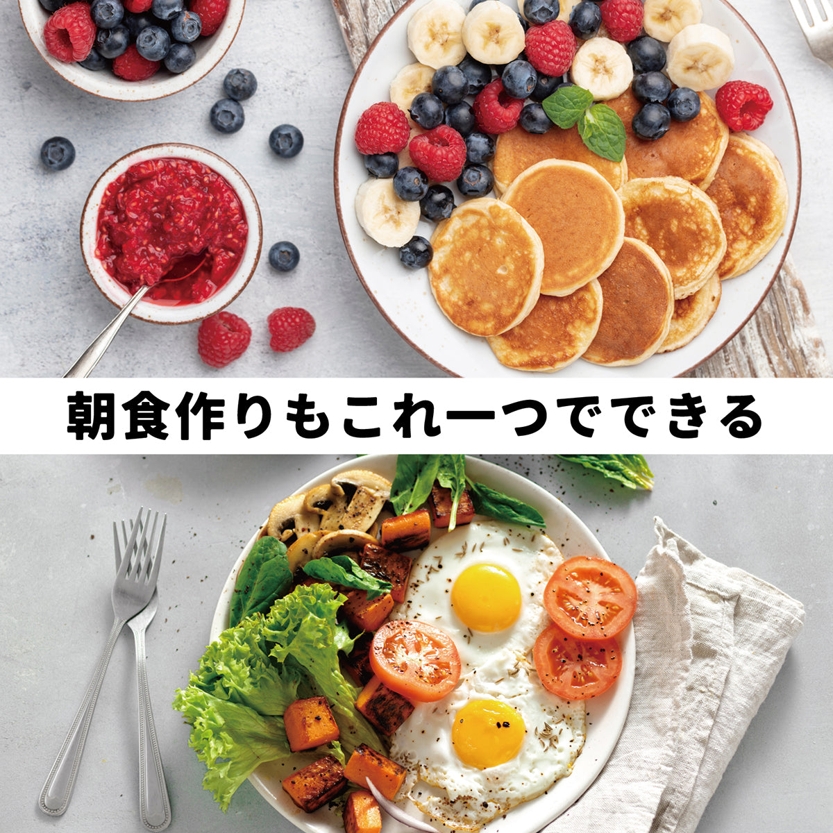 every U. 四つ穴円形フライパン 19×19cm IH・ガス火対応 PFOA フリー ダイキン ES コーティング 4品同時調理 仕切りフライパン 弁当 目玉焼き