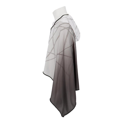 ZEROHEAT ACTIVE PONCHO ポンチョ 接触冷感 フリーサイズ ホワイト×ブラック