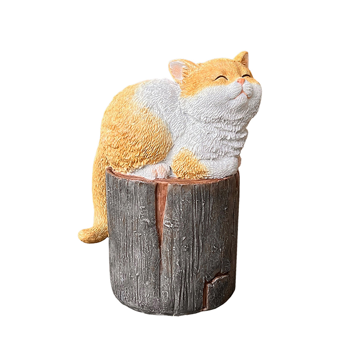 ガーデンオブジェ いねむり猫