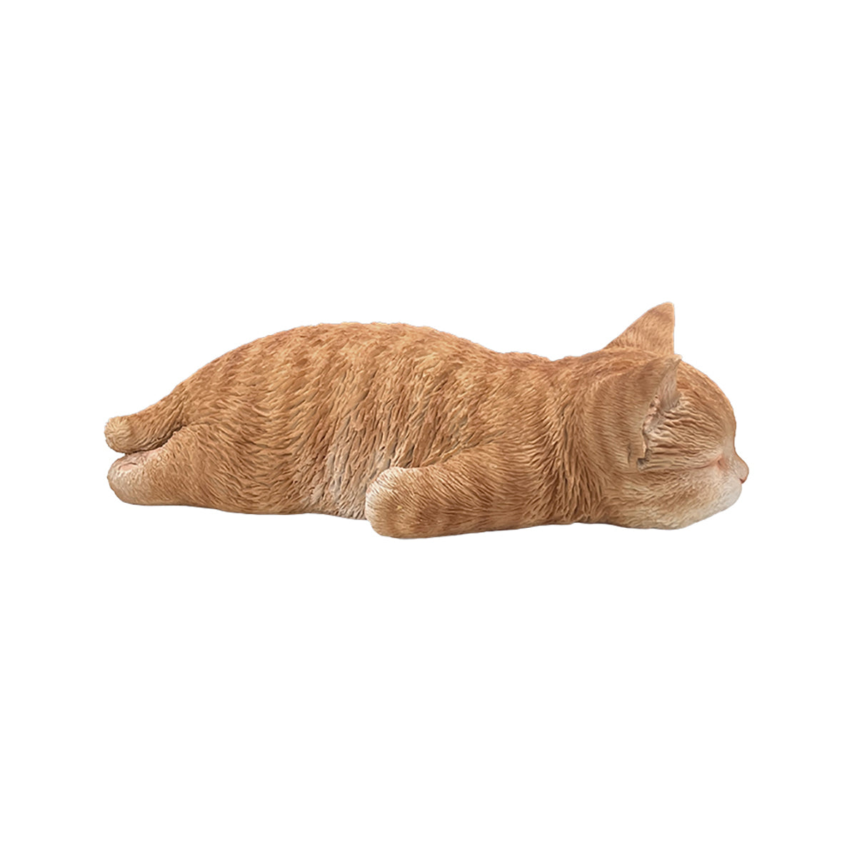 ガーデンオブジェ おやすみCAT (茶）