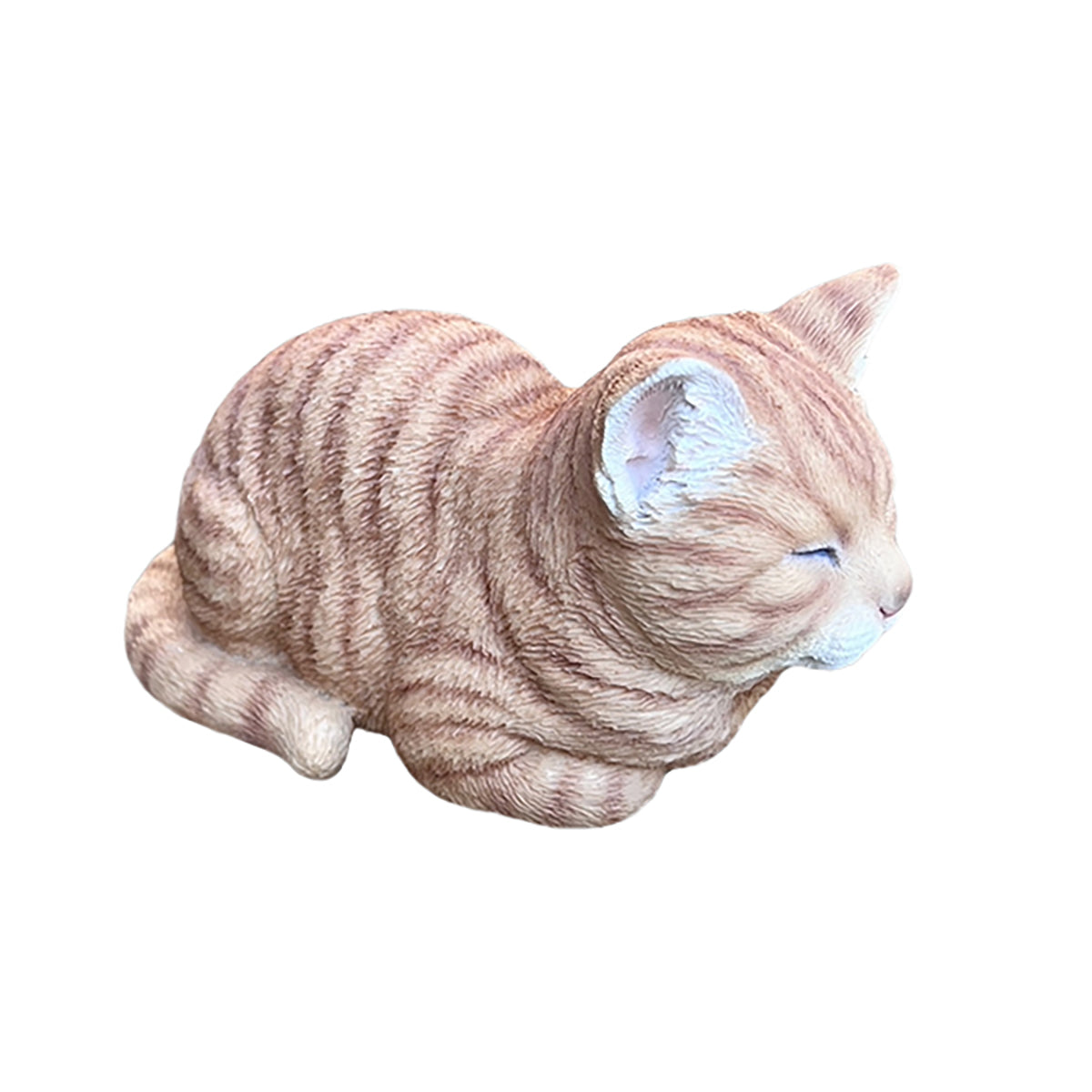 ガーデンオブジェ 香箱ねこ小（茶）