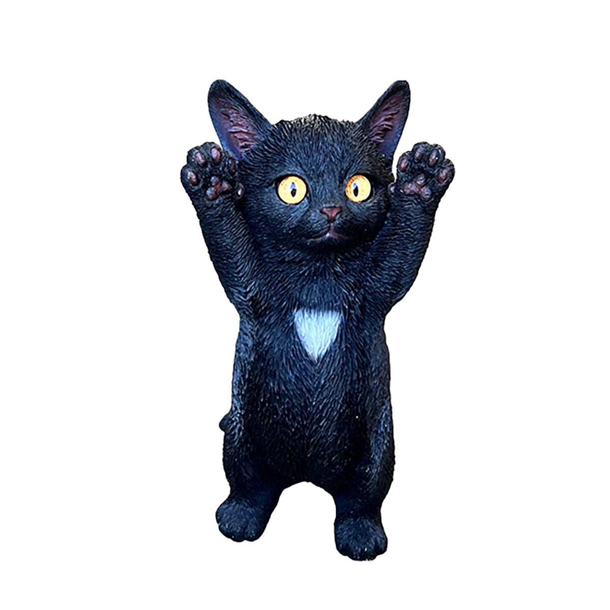 ガーデンオブジェ 子ねこF（ばんざいガラス目B）