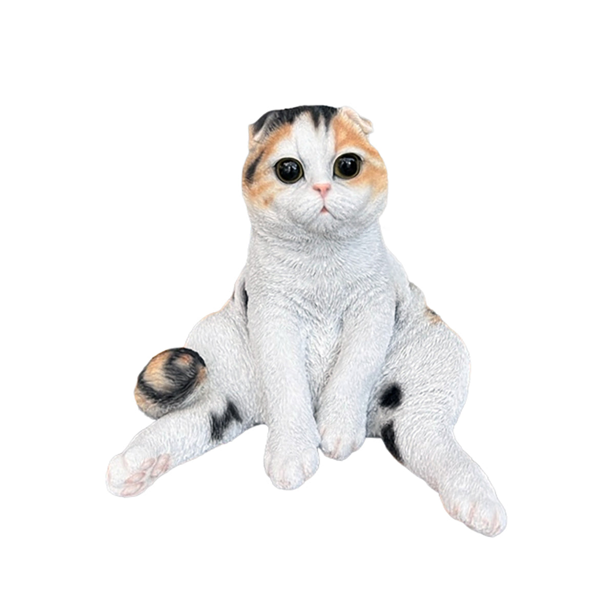 ガーデンオブジェ まったり猫（三毛）
