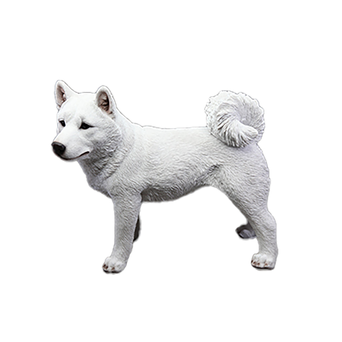 ガーデンオブジェ 柴犬 （白）
