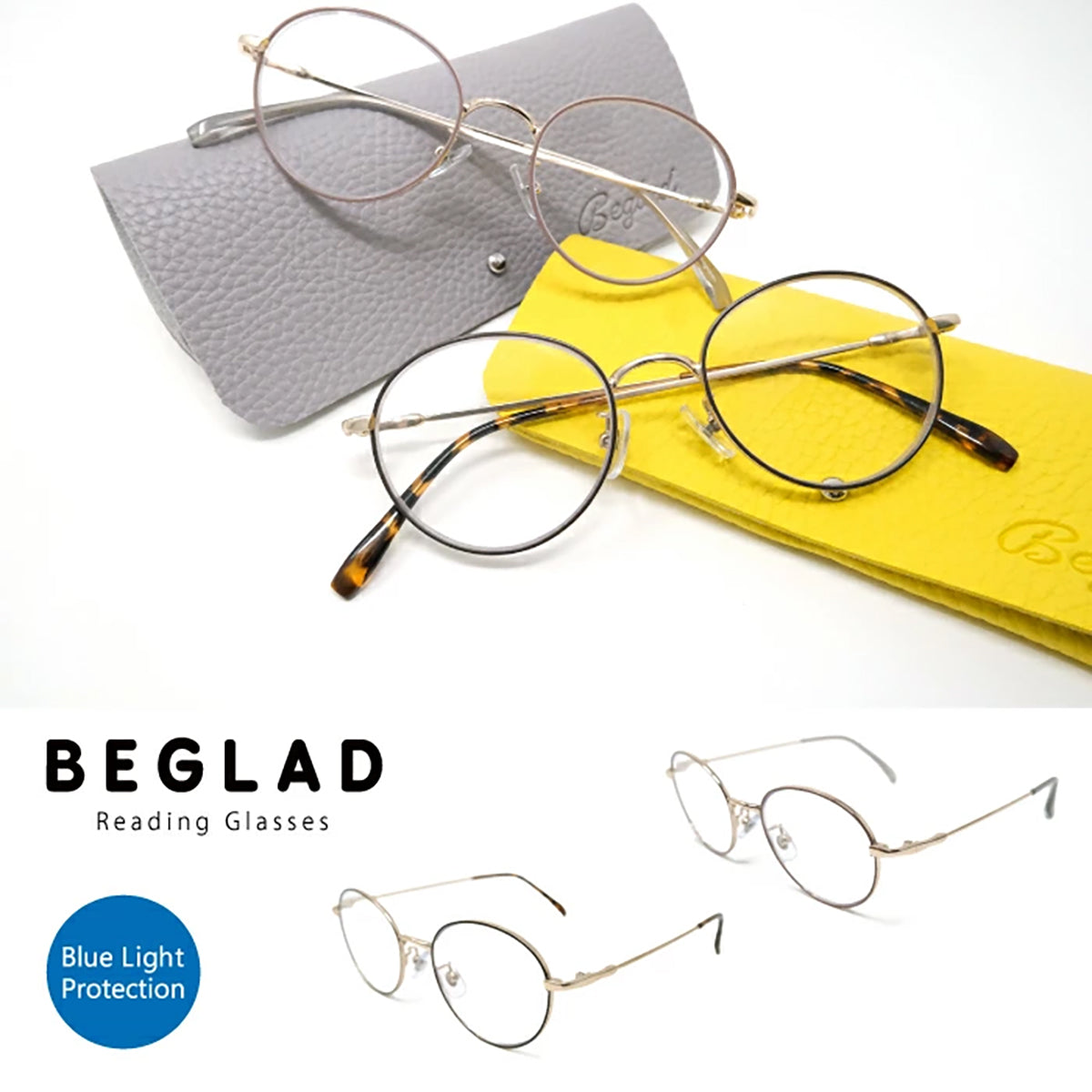 ビグラッド老眼鏡 BG4010 BR +1.00/+1.50/+2.00/+2.50