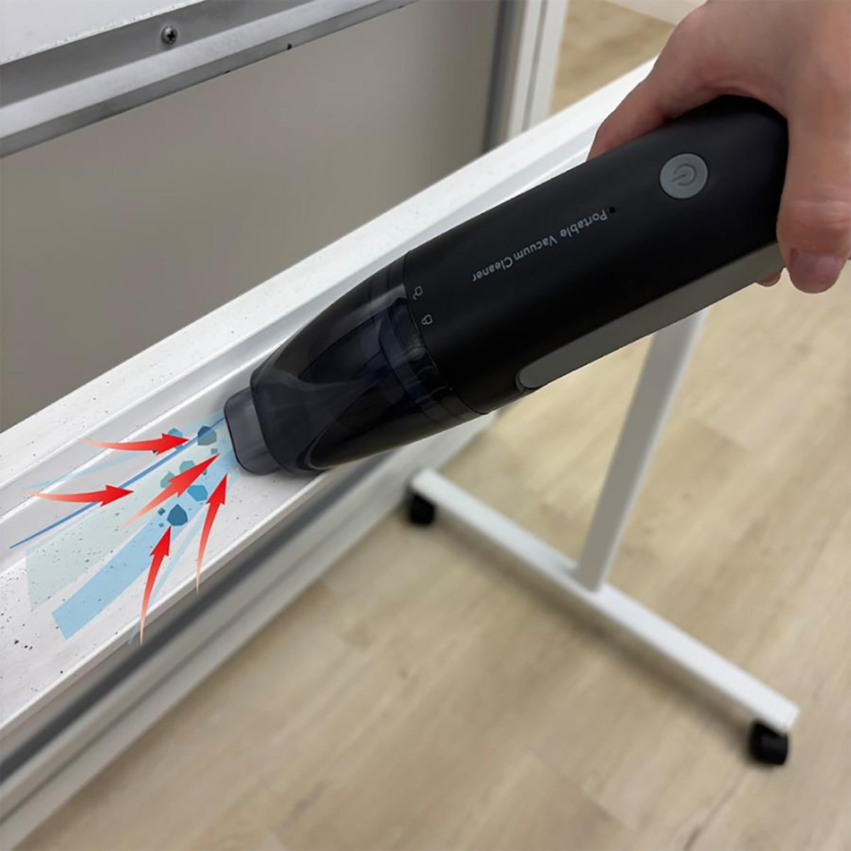 軽いのにパワフル！288gコードレスハンディクリーナー USB充電式 隙間掃除・車内清掃に最適 ミニ掃除機