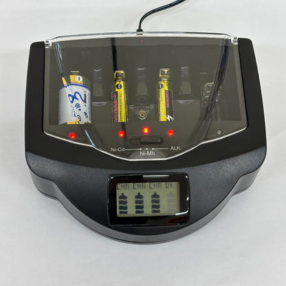 乾電池を繰り返し使える マルチ充電器 単1〜単4対応 9V対応 残量表示付き 安全設計 エコ節約モデル