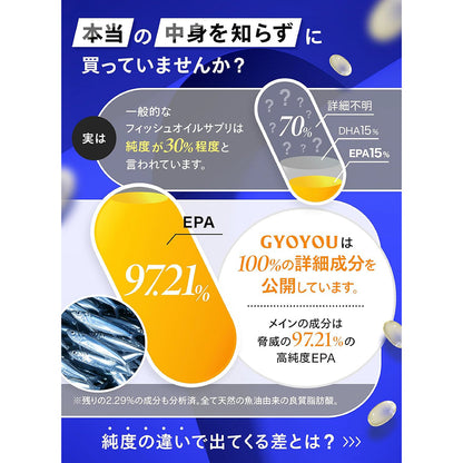 GYOYOU　サプリメント　EPA95　5日分