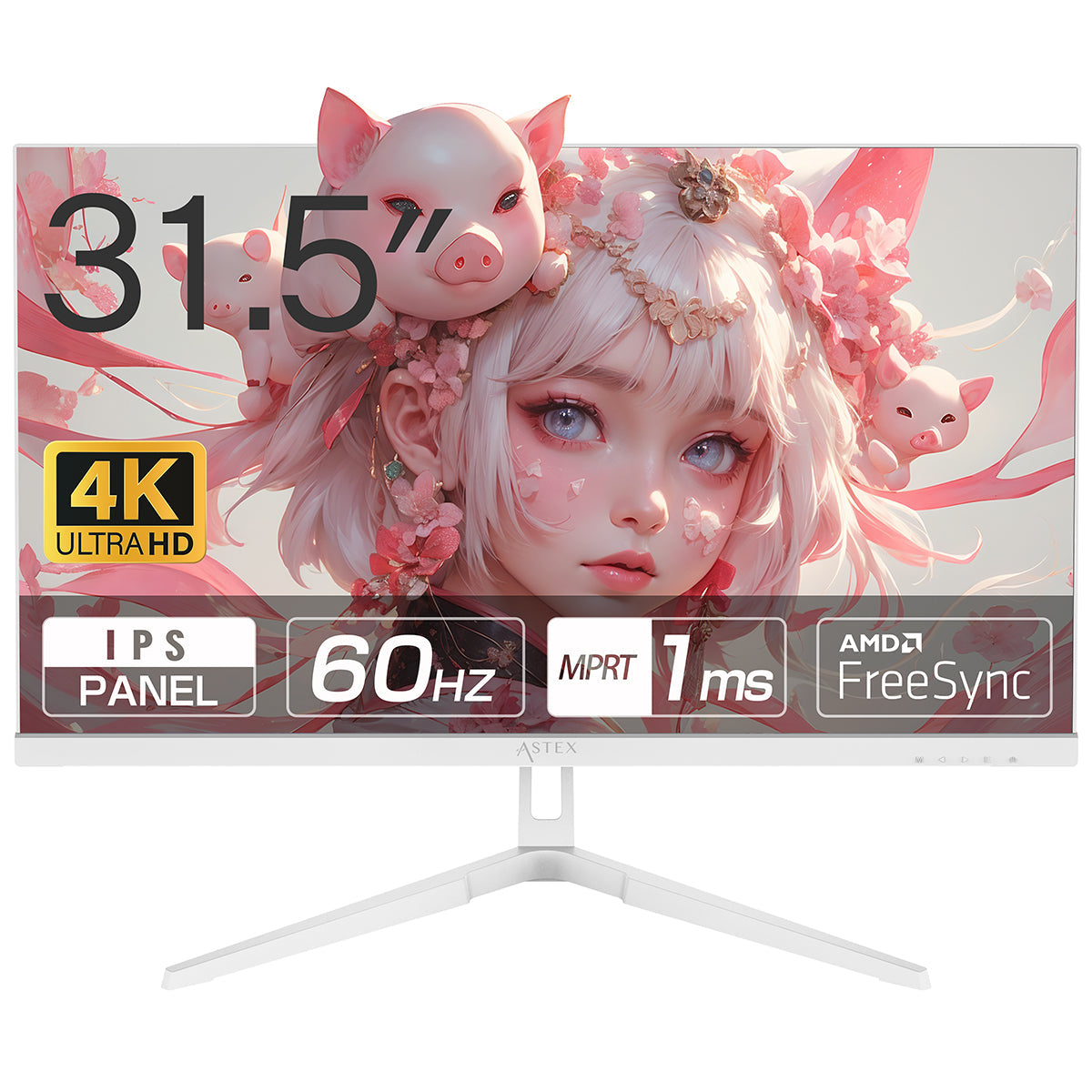 ３１．５インチ　４Ｋ６０Ｈｚゲーミングモニター